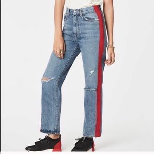 Carmar Jeans red striped